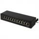 Desktop Patch Panel Kat.6, 12 Port, lichtgrau NP0017A