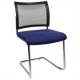 Besucherstuhl "Visit 20 Netz", blau NV490 G200