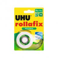 Klebefilm rollafix invisible inkl. Handabroller, 19 mm x 25 m