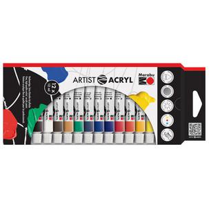 Acrylfarben-Set "ARTIST ACRYL", 12 x 12 ml Tube 1220000000090