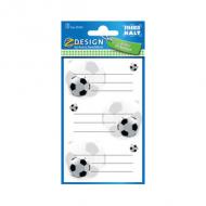 SCHOOL Buchetiketten "Fußball"
