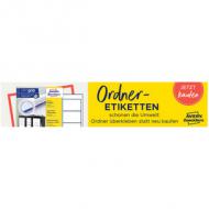 AVERY Zweckform Ordnerrücken-Etiketten, 38x192 mm, ablösbar Farbe: weiß, haften sicher, rückstandsfrei wiederlösbar, blickdicht, mit ultragrip-Technologie für Inkjet-, Laser-, Farblaserdrucker und Kopierer Inhalt: 210 Etiketten auf 30 Blatt A4 (L4760REV-20)