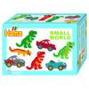 Bügelperlen midi "Small World Auto & Dino", Geschenkpackung