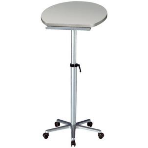 Ergonomischer Stehtisch, höhenverstellbar, grau 9304102