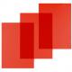 Einbanddeckel, rot transparent 8039845
