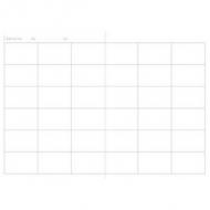 Clairefontaine Agenda de bord non millésimé, A4, 72 pages pour enseignant, 36 cases par semaine, 19 semaines, pages pré-imprimées et coins pré-découpés, papier vélin velouté 90 g, couverture carte pelliculée, piqre, coloris assortis, pas de choix de couleur possible  (3069C)