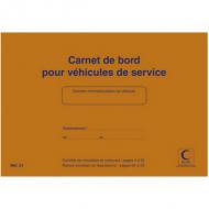 ELVE Carnet de bord pour véhicules de servi  150 x 215 mm reliure piquée, papier 100 g / m2, folioté de 1  64, format: 150 x 215 mm paysage, couverture carte lustrée 250g orange (31)  permet le contrle de lusage des véhicules des administra-