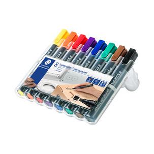 Permanent-Marker Lumocolor, 8er Etui 350 WP8