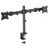 Universal Dual Monitorarm mit Klemmfuß