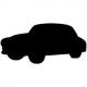 Symbolbild: Anwendung Kreidetafel SILHOUETTE "Auto"&nbsp;FB-CAR