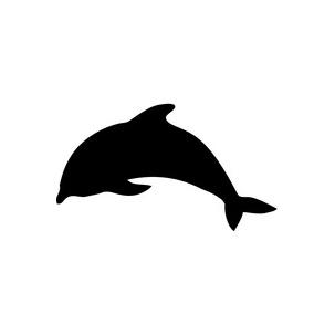 Kreidetafel SILHOUETTE "Delfin" FB-DOLPHIN