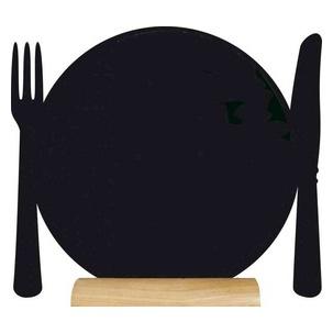 Tischaufsteller SILHOUETTE "Teller" FBT-PLATE