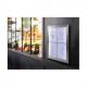 LED-Schaukasten STAINLESS STEEL, 6x DIN A4 MCS-BATT