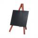 Tisch-Kreidetafel MINI mit Staffelei, mahagoni MNI-BL-KR-1