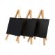 Tisch-Kreidetafel MINI mit Staffelei, 3er Pack - mahagoni&nbsp;MNI-M-KR