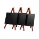 Tisch-Kreidetafel MINI mit Staffelei, 3er Pack - mahagoni&nbsp;MNI-M-KR