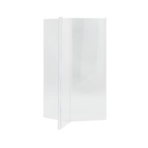 Symbolbild: Tischaufsteller ACRYLIC, dreiseitig PFT-ACY-A6