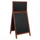 Kundenstopper DELUXE Top Board, mahagoni SDT-B-120