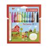 Fasermaler Trio Jumo, 12er Karton-Etui