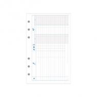 EXACOMPTA Nachfüllung Exatime 17, 2026, 1 Tag / Seite ------------------ für den Markt: F -----------------------Nachfüllung weißes Papier, Maße: (B)105 x (H)172 mm 1 Semester (18245E)