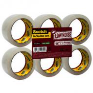 Verpackungsklebeband LOW NOISE, 6er Pack, transparent