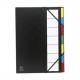 Symbolbild: Ordnungsmappe Harmonika, schwarz 55341E