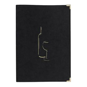 Weinkarte CLASSIC, schwarz MC-CRWC-BL