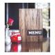 Speisekarten-Mappe DESIGN WOOD MC-DRA4-WOOD