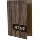 Speisekarten-Mappe DESIGN WOOD MC-DRA4-WOOD