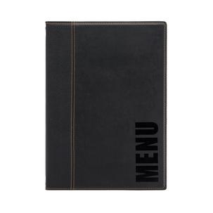 Speisekarten-Mappe TRENDY, schwarz MC-TRA4-LB