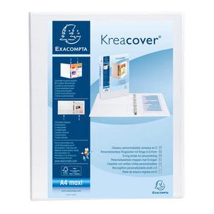 Symbolbild: Präsentations-Ringbuch A4 Maxi, 4-Ringe, 2 äußere Klarsichttaschen 51943E