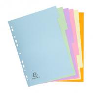 Symbolbild: Blanko Karton-Register, 6-teilig