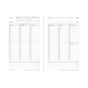 Innenansicht Wochenkalender 50806