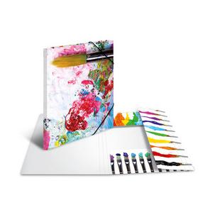 Eckspannermappe "Farben" 19296