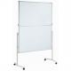 Moderationstafel professionell, klappbar - Weißwand / Textil 63807-82