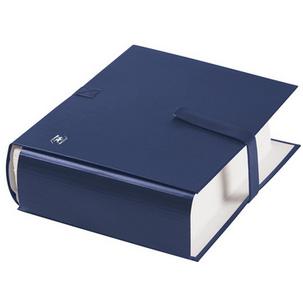 Dokumentenmappe mit Klettverschluss, blau 100725692