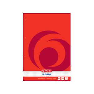 Briefblock x.book DIN A4, 4-fach gelocht 400129522