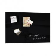 Glas-Magnettafel "artverum", schwarz