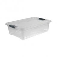 Symbolbild: Aufbewahrungsbox "cornelia", transparent, 28 Liter