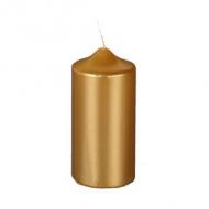 Stumpenkerze, gold