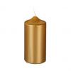 Stumpenkerze, gold