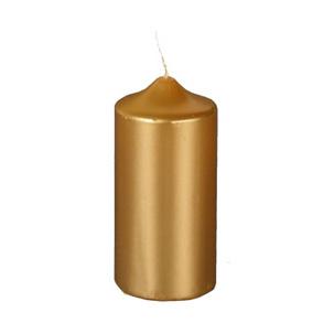 Stumpenkerze, gold 13669