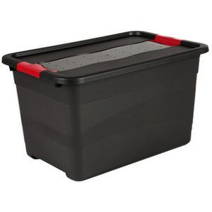 Aufbewahrungsbox "eckhart", graphite / rot 1084782600000