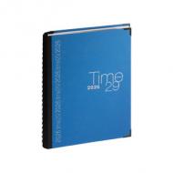 EXACOMPTA Tischkalender "Time 29 S", 2026 Maße: 297 x 210 mm, Kalendarium: 1 Tag auf 1 Seite, Einband: Karton-Einband, Wire-O-Bindung, 4-sprachig: französisch, englisch, deutsch, italienisch, niederländisch (296122E)