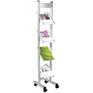 Prospektregal Ecoline, 4 x DIN A4