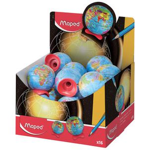 Spitzdose Globus, im 16er Display  051111