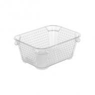 Stapelkörbchen "mirko" - DIN A7, transparent