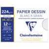 Symbolbild: Zeichenpapier "Blanc à Grain", 240 x 320 mm