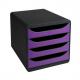 Schubladenbox BIG-BOX, schwarz / mandarine 310498D