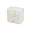 Aufputz- und Unterputzdose, Kat. 6A, reinweiß